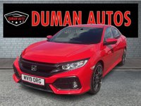 USED 2019 19 HONDA CIVIC 1.0 VTEC Turbo SR Hatchback 5dr Petrol CVT Euro 6 (s/s) (126 ps) 