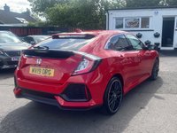 USED 2019 19 HONDA CIVIC 1.0 VTEC Turbo SR Hatchback 5dr Petrol CVT Euro 6 (s/s) (126 ps) 