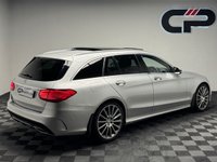 USED 2017 17 MERCEDES-BENZ C-CLASS 2.1 C250d AMG Line (Premium Plus) Estate 5dr Diesel G-Tronic+ Euro 6 (s/s) (204 ps) PAN ROOF|REV CAM|BURMESTER