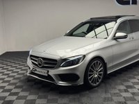 USED 2017 17 MERCEDES-BENZ C-CLASS 2.1 C250d AMG Line (Premium Plus) Estate 5dr Diesel G-Tronic+ Euro 6 (s/s) (204 ps) PAN ROOF|REV CAM|BURMESTER