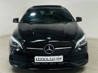 USED 2018 68 MERCEDES-BENZ CLA 1.6 CLA200 AMG Line Night Edition (Plus) Shooting Brake 5dr Petrol 7G-DCT Euro 6 (s/s) (156 ps) Cosmos Black | Black Alcantara Interior | Glass Panoramic Roof | Electic Memory Seats | Ambient Lighting | Night Pack | ULEZ OK