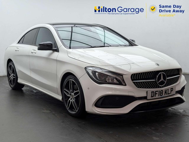 USED 2018 18 MERCEDES-BENZ CLA 2.1 CLA 220 D AMG Line Auto 4dr CLICK+COLLECT / HOME DELIVERY