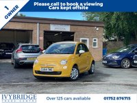 USED 2014 64 FIAT 500 1.2 Colour Therapy Hatchback 3dr Petrol Manual Euro 6 (s/s) (69 bhp) 1 OWNER+NEW MOT+&pound;35 TAX