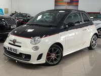 USED 2011 61 ABARTH 500C 1.4 T-Jet Convertible 2dr Petrol Manual Euro 5 (140 bhp) STUNNING MANUAL 2 TONE ABARTH + TWO TONE MANUAL ABARTH CONVERTIBLE