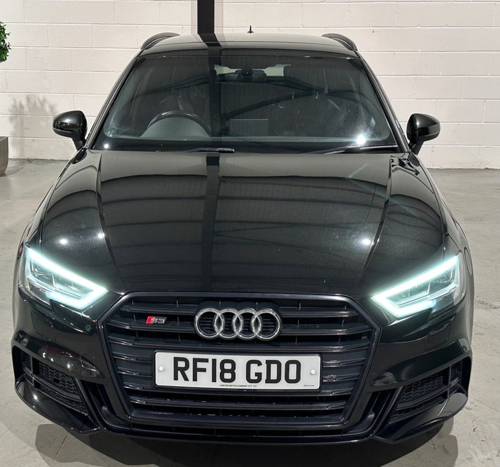USED 2018 18 AUDI S3 2.0 TFSI Black Edition Sportback 5dr Petrol S Tronic quattro Euro 6 (s/s) (310 ps) 