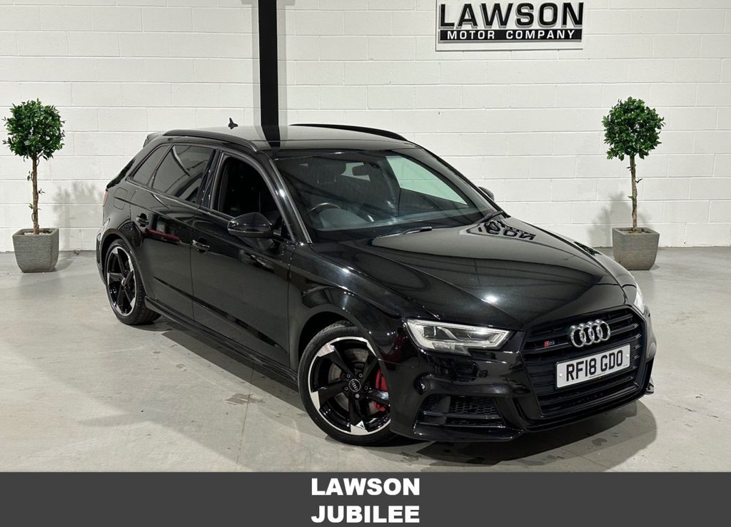 USED 2018 18 AUDI S3 2.0 TFSI Black Edition Sportback 5dr Petrol S Tronic quattro Euro 6 (s/s) (310 ps) 