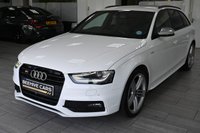 USED 2014 14 AUDI S4 AVANT 3.0 TFSI V6 Black Edition Estate 5dr Petrol S Tronic quattro Euro 5 (s/s) (333 ps) SAT NAV LEATHERS H-SEATS SENSORS