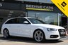 USED 2014 14 AUDI S4 AVANT 3.0 TFSI V6 Black Edition Estate 5dr Petrol S Tronic quattro Euro 5 (s/s) (333 ps) SAT NAV LEATHERS H-SEATS SENSORS