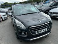 USED 2016 66 PEUGEOT 3008 1.6 Turbo Diesel (Blue HDI), Allure Edition, 5 Door, SUV, Manual, Euro 6, �&pound;20 Yearly Road Tax (Low Emissions). FULL 12 MONTH MOT WITH EVERY CAR