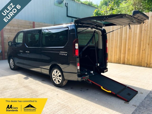 View our Renault Trafic L2 LWB 6 Seat Auto Wheelchair Accessible Disabled Access Vehicle WAV