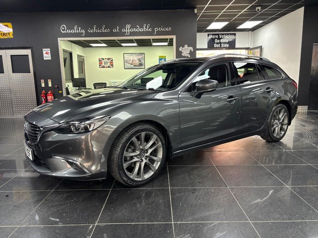 2017 67 Mazda Mazda6 2.2 SKYACTIV-D Sport Nav Estate 5dr Diesel Auto Euro 6 (s/s) (175 ps)