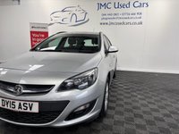 USED 2015 15 VAUXHALL ASTRA 1.6i Design Sports Tourer 5dr Petrol Manual Euro 6 (115 ps) CRUISE CONTROL