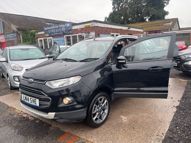 2014 14 FORD ECOSPORT 1.5 Titanium SUV 5dr Petrol Manual 2WD Euro 5 (112 ps) 12 service stamps, MOT May 2027, Bluetooth