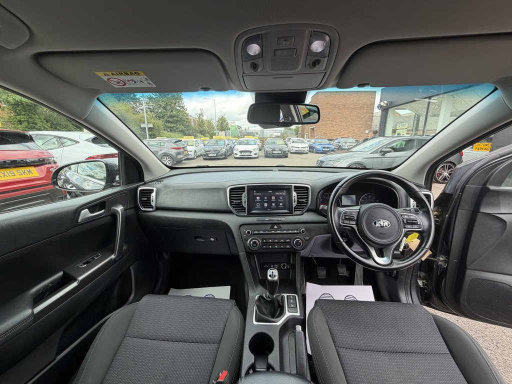 USED 2017 67 KIA SPORTAGE 1.6 GDi 2 SUV 5dr Petrol Manual Euro 6 (s/s) (130 bhp) 