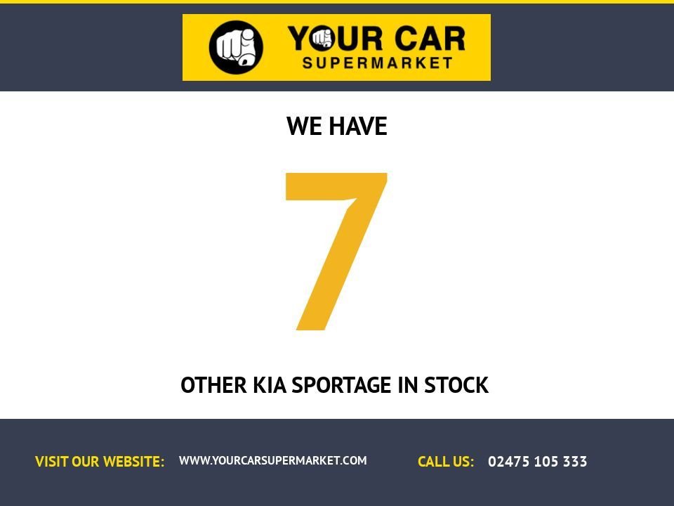 USED 2017 67 KIA SPORTAGE 1.6 GDi 2 SUV 5dr Petrol Manual Euro 6 (s/s) (130 bhp) 
