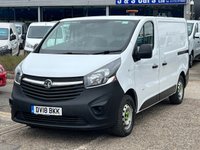 USED 2018 18 VAUXHALL VIVARO 1.6 CDTi 2900 Panel Van 5dr Diesel Manual L1 H1 Euro 6 (95 ps) 