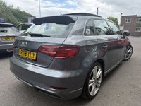 USED 2018 18 AUDI A3 1.0 TFSI S line Sportback 5dr Petrol Manual Euro 6 (s/s) (116 ps) 