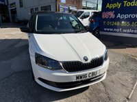 USED 2016 16 SKODA FABIA 2016/16 1.2 TSI Colour Edition Hatchback 5dr Petrol Manual Euro 6 (s/s) (90 ps), Only 34000 Miles, Low road tax ************** ONLY 34000 MILES ****************