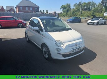 2011 FIAT 500 1.2 Lounge Hatchback 3dr Petrol Manual Euro 5 (s/s) (69 bhp) &pound;3695.00