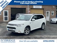 USED 2014 14 MITSUBISHI OUTLANDER 2.0h 12kWh GX4h SUV 5dr Petrol Plug-in Hybrid CVT 4WD Euro 5 (s/s) (200 ps) 3 FORMER KEEPER+FULL HISTORY