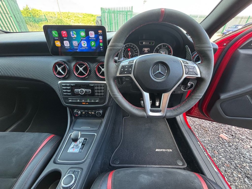 USED 2015 65 MERCEDES-BENZ A-CLASS 2.0 A45 AMG Hatchback 5dr Petrol SpdS DCT 4MATIC Euro 6 (s/s) (360 ps) 