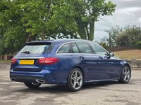 USED 2018 18 MERCEDES-BENZ C CLASS 2.1 C220d AMG Line Estate 5dr Diesel G-Tronic+ Euro 6 (s/s) (170 ps) FSH|HEATEDSEATS|CAMERA|ULEZ