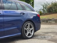 USED 2018 18 MERCEDES-BENZ C CLASS 2.1 C220d AMG Line Estate 5dr Diesel G-Tronic+ Euro 6 (s/s) (170 ps) FSH|HEATEDSEATS|CAMERA|ULEZ