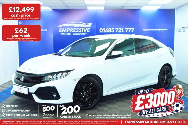 View our Honda Civic range