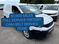 USED 2022 72 PEUGEOT PARTNER 1.5 BlueHDi 1000 Professional Premium Standard Panel Van SWB Euro 6 5dr SERVICED 6 25 43 51 k