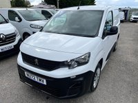 USED 2022 72 PEUGEOT PARTNER 1.5 BlueHDi 1000 Professional Premium Standard Panel Van SWB Euro 6 5dr SERVICED 6 25 43 51 k