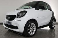 USED 2015 65 SMART FORTWO 1.0 Passion Coupe 2dr Petrol Twinamic Euro 6 (s/s) (71 ps) 7 stamp SERVICE HISTORY - 2 KEYS - 2 OWNERS - &pound;20 TAX