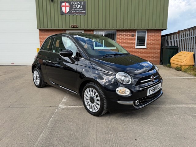 2019 68 Fiat 500 1.2 Lounge Hatchback 3dr Petrol Manual Euro 6 (s/s) (69 bhp)