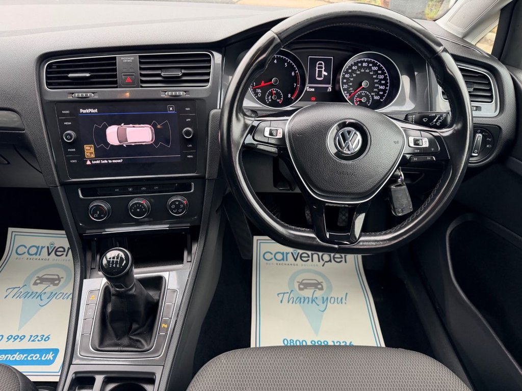 USED 2019 69 VOLKSWAGEN GOLF 1.5 TSI EVO Match Hatchback 5dr Petrol Manual Euro 6 (s/s) (150 ps) 6 Services|Adaptive Cruise|Reear & Front Sensors|Apple CarPlay/Android Auto|SatNav|