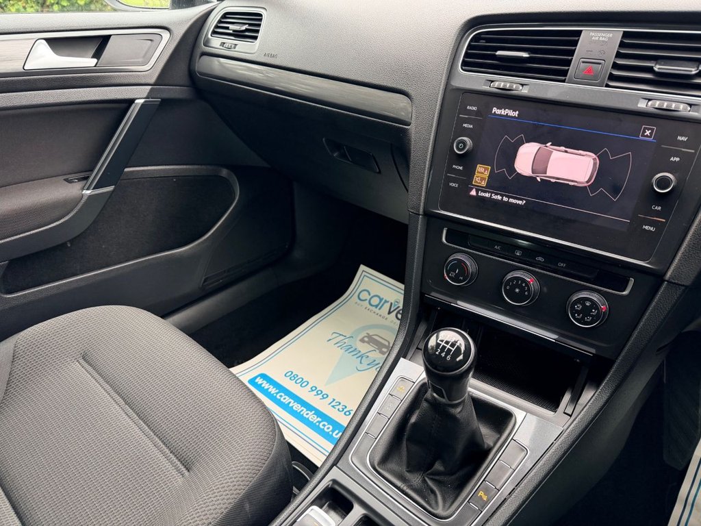 USED 2019 69 VOLKSWAGEN GOLF 1.5 TSI EVO Match Hatchback 5dr Petrol Manual Euro 6 (s/s) (150 ps) 6 Services|Adaptive Cruise|Reear & Front Sensors|Apple CarPlay/Android Auto|SatNav|