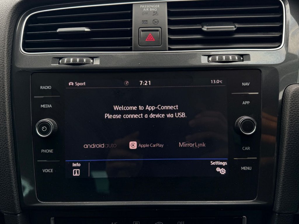USED 2019 69 VOLKSWAGEN GOLF 1.5 TSI EVO Match Hatchback 5dr Petrol Manual Euro 6 (s/s) (150 ps) 6 Services|Adaptive Cruise|Reear & Front Sensors|Apple CarPlay/Android Auto|SatNav|
