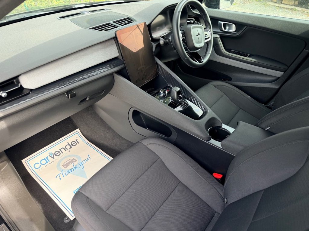 USED 2022 71 POLESTAR POLESTAR 2 Single Motor 64kWh Standard Range Fastback 5dr Electric Auto FWD (224 ps) 1 Owner|4 Services|Camera|SatNav|Apple CarPlay/Android Auto|