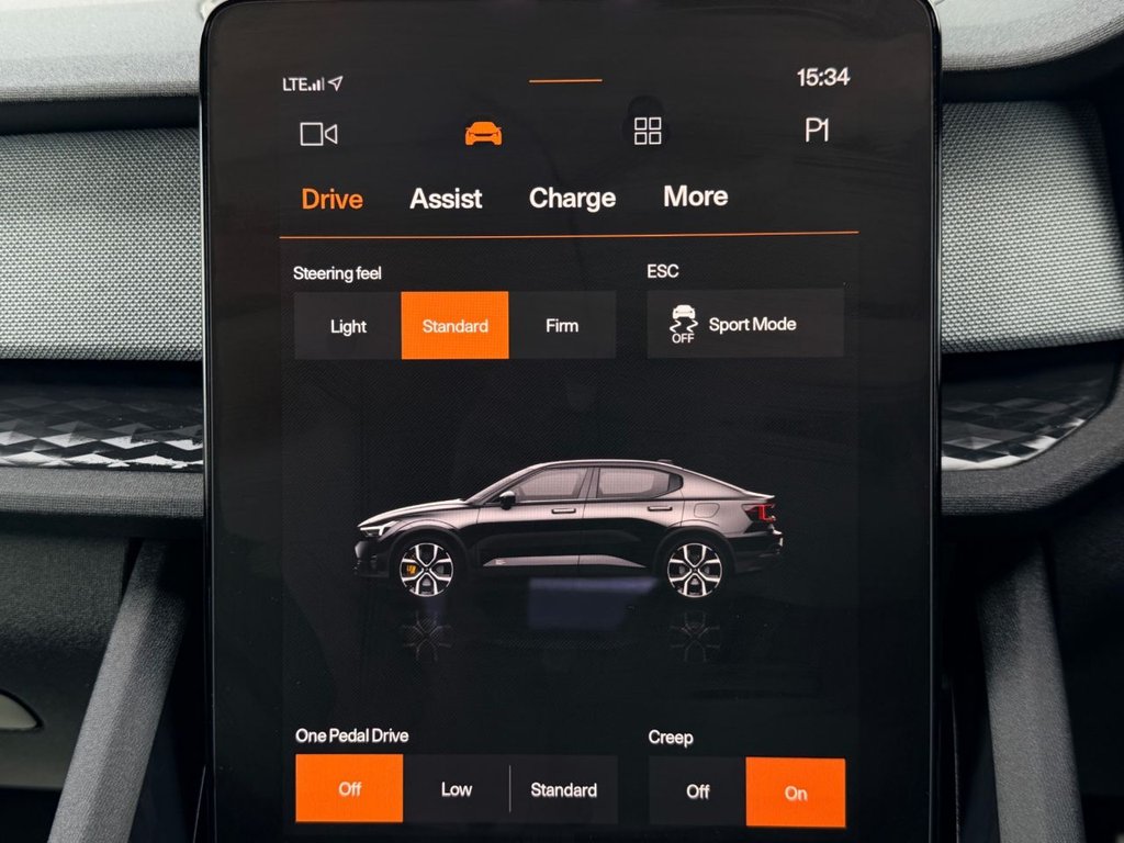 USED 2022 71 POLESTAR POLESTAR 2 Single Motor 64kWh Standard Range Fastback 5dr Electric Auto FWD (224 ps) 1 Owner|4 Services|Camera|SatNav|Apple CarPlay/Android Auto|