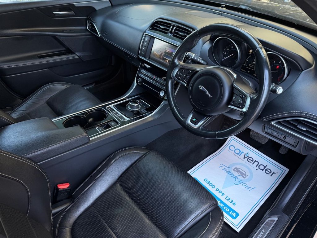 USED 2016 66 JAGUAR XE 2.0 GTDi R-Sport Saloon 4dr Petrol Auto Euro 6 (s/s) (240 ps) 8 Services|Camera|Heated Seats|SatNav|Rear & Front Sensors|