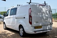 USED 2016 66 FORD TRANSIT CUSTOM 2.0 TDCi 290 Limited Panel Van 5dr Diesel Manual L2 H2 (170 g/km, 128 bhp) 2 OWNER FROM NEW + NO VAT + TWIN CAB!