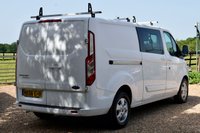 USED 2016 66 FORD TRANSIT CUSTOM 2.0 TDCi 290 Limited Panel Van 5dr Diesel Manual L2 H2 (170 g/km, 128 bhp) 2 OWNER FROM NEW + NO VAT + TWIN CAB!