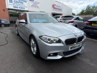 USED 2014 64 BMW 5 SERIES 2.0 525d M Sport Touring 5dr Diesel Auto Euro 6 (s/s) (218 ps) ** GREAT SPEC** **FANTASTIC MPG**