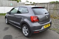 USED 2017 17 VOLKSWAGEN POLO 1.0 BlueMotion Tech Match Edition Hatchback 3dr Petrol Manual Euro 6 (s/s) (60 ps) FULL SERVICE HISTORY, 7 STAMPS
