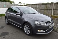 USED 2017 17 VOLKSWAGEN POLO 1.0 BlueMotion Tech Match Edition Hatchback 3dr Petrol Manual Euro 6 (s/s) (60 ps) FULL SERVICE HISTORY, 7 STAMPS
