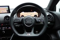 USED 2020 20 AUDI S3 2.0 TFSI Black Edition Saloon 4dr Petrol S Tronic quattro Euro 6 (s/s) (300 ps) FULL AUDI HISTORY+TECH PACK