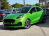 USED 2021 21 FORD PUMA 1.5T EcoBoost ST SUV 5dr Petrol Manual Euro 6 (s/s) (200 ps) Finished in MEAN GREEN MET with HEATED RECARO LEATHER/ALCANTARA Trim. This Ford Puma certainly looks the part, it is the sportiest version of the Puma compact SUV, with meaner looks and a racier setup, It's got the raised up driving position, the eye-catching design, and a miniature SUV shape. Features include Sat Nav with Virtual Dash, DAB Radio, 19" ALLOYS, ST Performance Pack,  B/Tooth, Heated Seats and Steering, Wheel Apple Play, B&O Premium Audio and much more. JUST SERVICED on arrival.