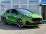 USED 2021 21 FORD PUMA 1.5T EcoBoost ST SUV 5dr Petrol Manual Euro 6 (s/s) (200 ps) Finished in MEAN GREEN MET with HEATED RECARO LEATHER/ALCANTARA Trim. This Ford Puma certainly looks the part, it is the sportiest version of the Puma compact SUV, with meaner looks and a racier setup, It's got the raised up driving position, the eye-catching design, and a miniature SUV shape. Features include Sat Nav with Virtual Dash, DAB Radio, 19" ALLOYS, ST Performance Pack,  B/Tooth, Heated Seats and Steering, Wheel Apple Play, B&O Premium Audio and much more. JUST SERVICED on arrival.
