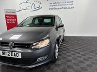USED 2012 12 VOLKSWAGEN POLO 1.2 Match Hatchback 5dr Petrol Manual Euro 5 (60 ps) AIR CON, ALLOYS, 1 YEAR MOT