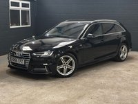 USED 2016 66 AUDI A4 AVANT 2.0 TDI S line Estate 5dr Diesel S Tronic Euro 6 (s/s) (150 ps) SAT NAV - DAB - BLUETOOTH