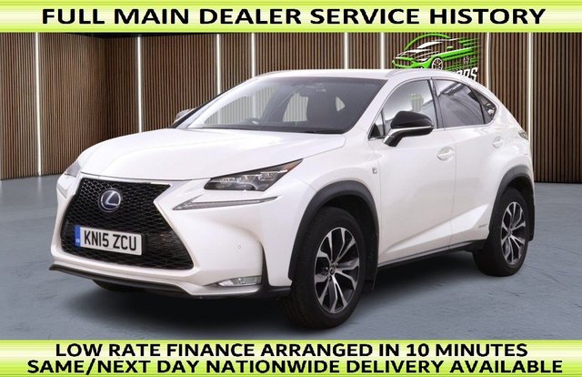 View our Lexus Nx 2.5 300h F Sport SUV 5dr Petrol Hybrid E-CVT 4WD Euro 6 (s/s) (197 ps)