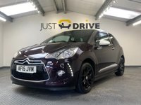 USED 2015 15 CITROEN DS3 1.6 VTi DStyle Plus Hatchback 3dr Petrol Manual Euro 5 (120 ps) LOW MILES, PARKING SENSORS!!!